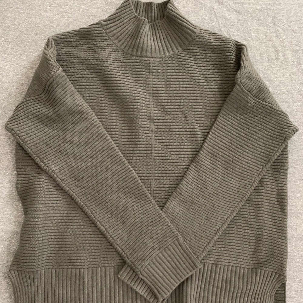 Mock Neck Cool Girl Tunic Sweater